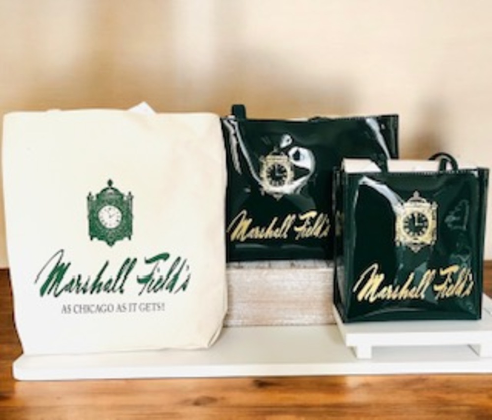 Marshall Field's 3 piece tote set. NWT. Large and Small Tote & Canvas Tote.